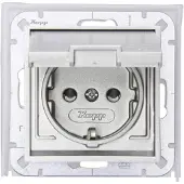 Kopp schuko-Steckdose UP-FR Steckd.HK07.1f.stahlfarben