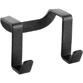 Metaltex Türhaken "Galileo Lava", schwarz, B:6cm H:4cm L:4cm, Metall, Haken, Türhaken
