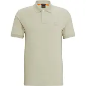 BOSS für Herren. 50507803 Beifahrer-Poloshirt beige (L), Lässig, Baumwolle, Kurzarm
