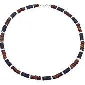 KUZZOI Halskette Herren Sterlingsilber schwarz, 42 664675-0001-00420