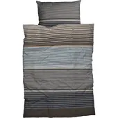 Casatex Bettwäsche "Orsa", braun, B/L: 155cm x 220cm, 1 Stk., 1 Stk., Satin, B/L: 80cm x 80cm, 2 Stk., Satin, Obermaterial: 100% Baumwolle, Bettwäsche, Bettwäsche, klassisches Dessin