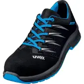 Uvex Sicherheitshalbschuh 2 trend 6937 S1 SRC W12 Gr. 45 blau/schwarz