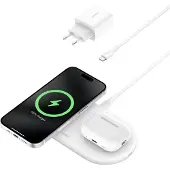 Belkin WIZ021vfWH, Freistehend, Kunststoff, Weiß, Kontakt, Tisch, Status