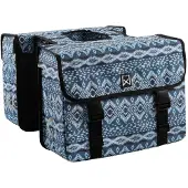 Willex Fahrradtaschen Eco 34 L Grün und Lila