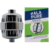 Alapure Duschfilter ALA-SHR23 entfernt Chlor, Schwermetalle & Bakterien, 57000L / 1 Jahr, 1/2 Zoll Anschluss