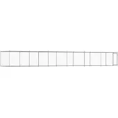 Super Merchant Hundezwinger mit Tür Grau 12x2x1,5 m Verzinkter Stahl