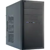Chieftec HT-01B-OP, Mini Tower, PC, Schwarz, micro ATX, Aluminium, Heimbüro