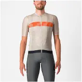 Castelli Unlimited Endurance Trikot Herren kurz silber-rostorange größe XL