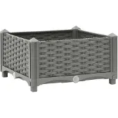 vidaXL Hochbeet 40x40x23 cm Polypropylen