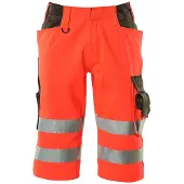 Mascot Luton Shorts, lang SAFE SUPREME Hi-vis Rot / Dunkelanthrazit 56 - 15549-860-22218-C56 - Hi-vis Rot / Dunkelanthrazit