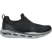 SKECHERS Herren Slipper Sportlich Gummisohle schwarz