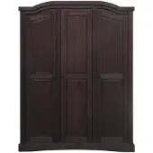Ebuy24 Rico Kleiderschrank 3-türig Breite 152 cm, Höhe 193, kolonial, gewachst/gebeitzt