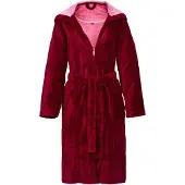 Vossen Bademantel Palermo Burgundy-M