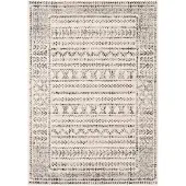Livabliss Teppich "IPOH", weiß (grau), B:130cm H:10,9mm L:170cm, Polypropylen, Teppiche, Teppich