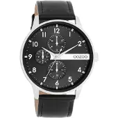 Oozoo Herren Metallarmband Uhr Timepieces schwarz Analog Quarzuhr UOC11309