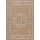 Ayyildiz Hali Outdoor Teppich DHAKA Beige 80 x 150 cm