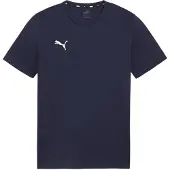 Puma "TEAMGOAL CASUALS TEE" gerader Abschluss, Kurzarm, für Sportmode, Rundhalsausschnitt