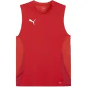 Puma Fußballtrikot "TEAMGOAL SLEEVELESS JERSEY" für Fußball, ärmellos, sportlicher Stil, aus Interlock-Material
