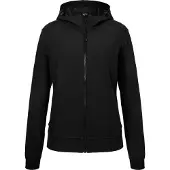 James & nicholson Damen Softshell Jacke mit Kapuze JN1145 Gr. S black/black