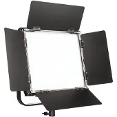 Walimex pro LED Rainbow Flächenleuchte, RGBWW Flächenlicht 100 W, Bi-Color Videoleuchte, Studioleuchte per App steuerbar, Studio-Beleuchtung mit Effektgenerator