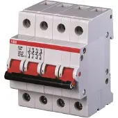 ABB E204/100R Trennschalter 4P, 100 A, Schaltgriff rot, Änderung Ursprung + Gebrauchskategorie 2CDE284001R0100