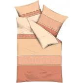 Kaeppel Bettwäsche "Majestic", orange (mandarine), B/L: 135cm x 200cm, 1 Stk., 1 Stk., Mako-Satin, B/L: 80cm x 80cm, 2 Stk., Mako-Satin, Obermaterial: 100% Baumwolle, Bettwäsche, Bettwäsche