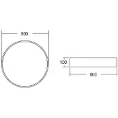 Brumberg LED-Anbau-Flächenleuchte