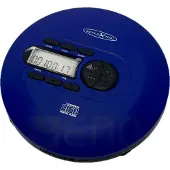 Reflexion CD/MP3-Player: perfekt für unterwegs, mit langer Akkulaufzeit de + Kopfhörer (blau)