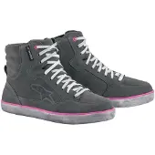 Alpinestars J-6 Wasserdichte Damen Motorradschuhe, grau/fuchsia, 6,5 (38)