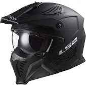 LS2 OF606 Drifter Solid Matt Schwarz 06 Jethelm Größe XS