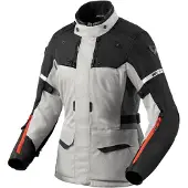 REV'IT! Revit Outback 4 H2O Damen Motorrad Textiljacke, silber/schwarz, 40
