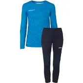 Uhlsport Prediction Torwart Set Junior 140 fluo blau