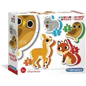 Clementoni My First Puzzles, 3 Stück(e), Tiere, 2 Jahr(e)