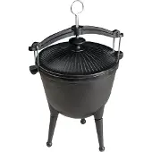MASTER GRILL Mg629 Gusseisen Grill Jägerkessel