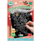 Creative Craft Lab Kreative Handwerksgruppe Weihnachten Kratzkunst A4