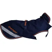 Bucas Hundedecke 0g Therapy Dog Rug Hundemantel Navy/Orange 60cm