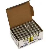 Varta Superlife AA -Batterien. Zinkkohlenstoff. pro 60. (Arbeitsplatzverpackung)