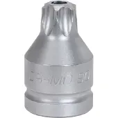 Ks Tools 3/4" Kraft-Bit-Stecknuss Torx mit Bohrung, kurz - 515.0019