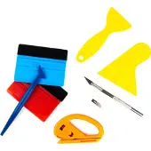 Amio Auto-Folierwerkzeug Set 12-teilig -03117 für professionelle Fahrzeugfolierung