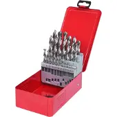 Ks Tools HSS-G Spiralbohrer-Satz, Stahlblechkassette, 25-tlg 1-13mm - 330.2613