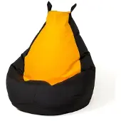 Go Gift Sako bag pouffe Batman black-yellow L 105 x 80 cm