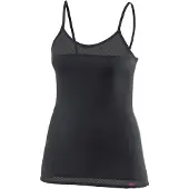 Löffler - Women's Spaghetti Top Grid Transtex Light - Kunstfaserunterwäsche Gr 38 schwarz/grau