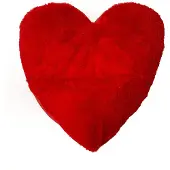 Go Gift Sako bag pouffe Heart red XXL 140 x 100 cm