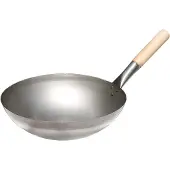 PAELLA WORLD Original chinesische Wokpfanne, Ø 35 cm und Edelstahl-Wokring