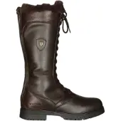 Moretta - Damen Landstiefel "Nola", Leder ER1820 (38 EU) (Braun)