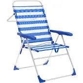 Marbueno Summer Klappstuhl 5 Positionen 59x61x97 Cm Blau Blau One Size