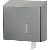 SanTRAL RHU 31 Toilettenpapierspender 334200 , Edelstahl, geschliffen, max. Ø 330 mm, E