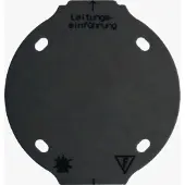 Hager 133111, Schwarz, Duroplast, 10 Stück(e)