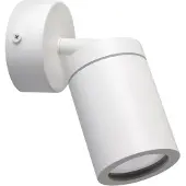 Ideus Wandleuchte für Badezimmer, weiß, IP44, beweglich, TENOR GU10, 20 W, 04068