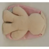 Harlekijn Kuscheltier Snuggle Bunny beige mit rosa Ohren 26 cm Plüsch
